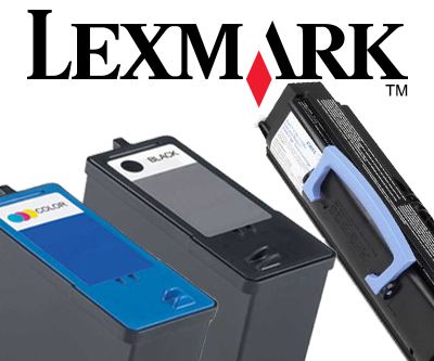 Cartouches d'imprimantes Lexmark Rechargées d'encre et Toner économiques.