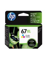Cartouche d'encre Couleur d'origine OEM Vivera Hewlett Packard 3YM58AN (HP 67XL) Haut Rendement