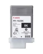 Cartouche d'encre Noir d'origine OEM Canon 0895B001AA (PFI-102BK) Dye-Based