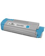 Cartouche Toner Laser Cyan Compatible OkiData 44315303 (TYPE C15) Haut Rendement