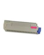 Cartouche Toner Laser Magenta Compatible Okidata 44059214 Haut Rendement pour Imprimante MC860.