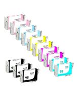 Epson T098 / T099 Ensemble de 13 Cartouches d'encre Réusinées