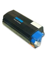 Cartouche Toner Laser Cyan Compatible Okidata 43034803 (Type C6) pour Imprimante C3100 & C3200 Series
