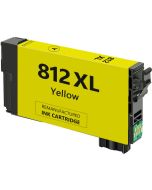Epson 812XL (T812XL420-S) Cartouche D'encre Jaune Réusinée Haut Rendement