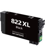 Epson 822 XL (T822XL120-S) Cartouche D'encre Noir Réusinée Haut Rendement