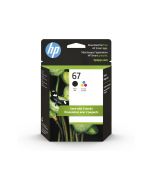 HP 67 Pack de 2 cartouches d'encre noir et tricolore originale (3YP29AN - 3yp29an#140)  *sans boîte*