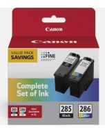 Canon 285 & 286 PG-285 / CL-286 Value Pack Originale (6197C004) 