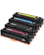 HP 204A Ensemble de 4 cartouches Réusinées ÉcoResponsable CF510A - CF511A - CF512A - CF513A 