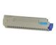 Cartouche Toner Laser Cyan Compatible Okidata 44059215 Haut Rendement pour Imprimante MC860.