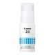 Canon 23 / GI-23 bouteille d'encre compatible cyan (4670C001)