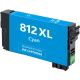 Epson 812XL (T812XL220-S) Cartouche D'encre Cyan Réusinée Haut Rendement