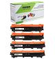 Brother TN221 / TN225 Ensemble de 4 Cartouches Compatible Haut Rendement