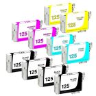 Ensemble de 10 cartouches Compatibles pour Epson T125