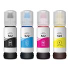 Epson T522 Ensemble de 4 bouteilles d'encre compatible BK/C/M/Y