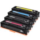 HP 204A Ensemble de 4 cartouches Réusinées ÉcoResponsable CF510A - CF511A - CF512A - CF513A 